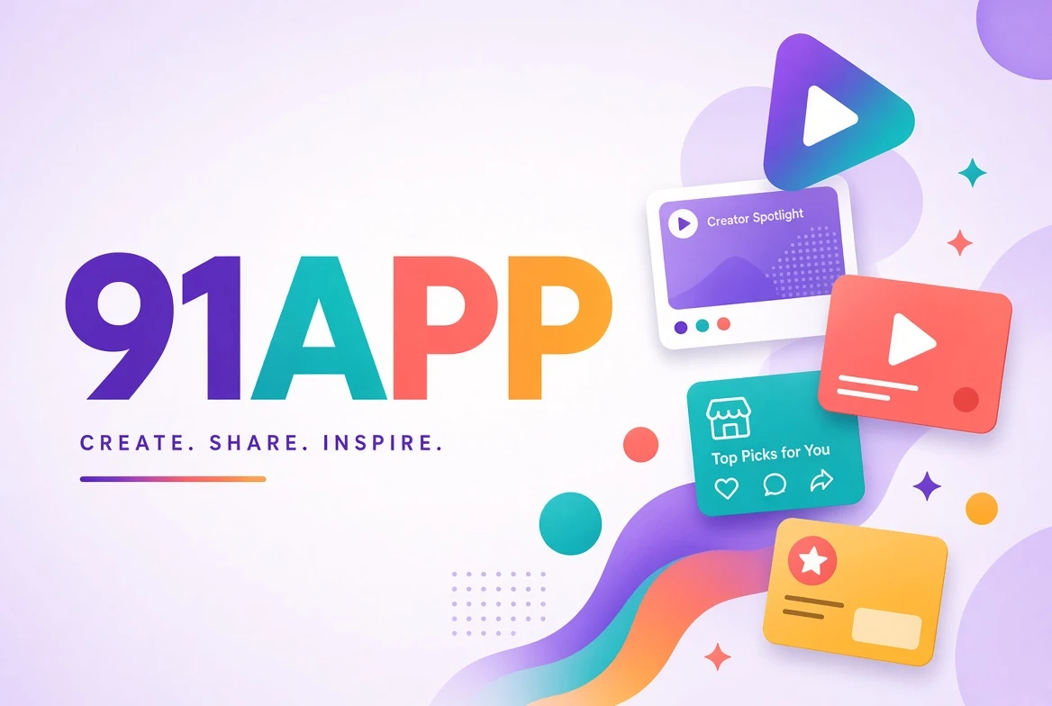 关于91APP栏目原创视觉插画